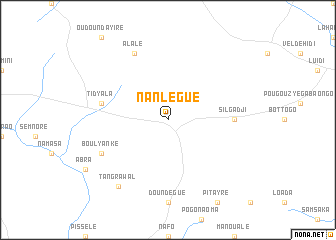 map of Nanlégué