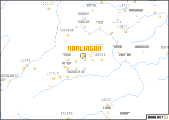 map of Nanlingan