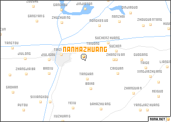 map of Nanmazhuang