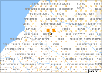 map of Nan-mei