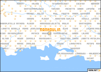 map of Nan Moulin