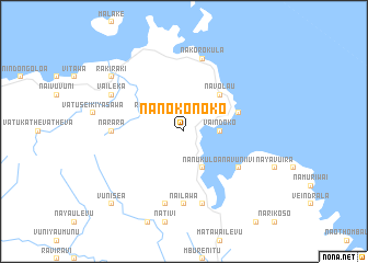 map of Nanokonoko