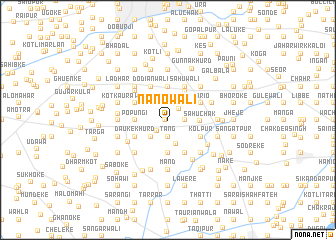 map of Nānowāli