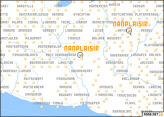 map of Nan Plaisir