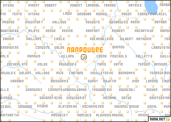 map of Nan Poudré