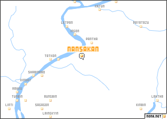 map of Nansakan