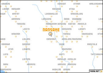 map of Nansame