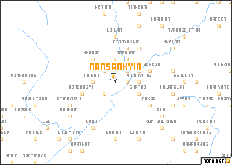 map of Nansankyin