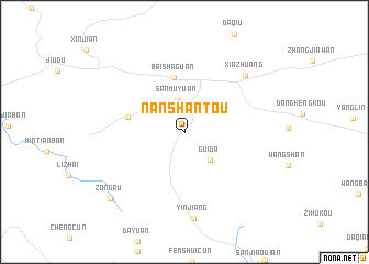 map of Nanshantou