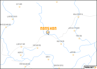 map of Nanshan
