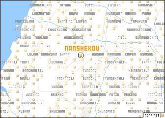 map of Nan-she-k\