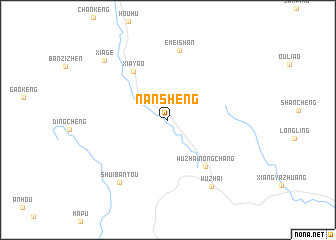 map of Nansheng