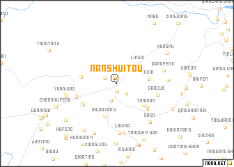 map of Nanshuitou