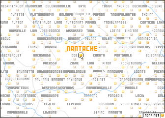 map of Nan Tâche