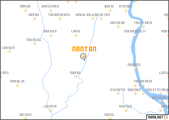map of Nantan