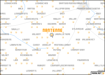 map of Nantenne
