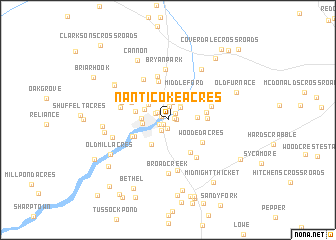 map of Nanticoke Acres