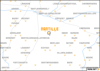 map of Nantillé