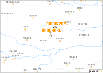 map of Nanvarre