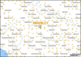 map of Nan Volcy