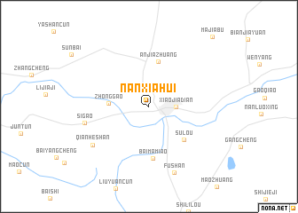 map of Nanxiahui