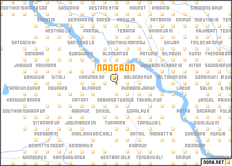 map of Naogaon