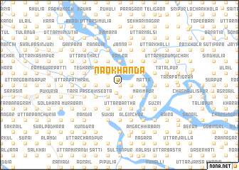 map of Naokhanda