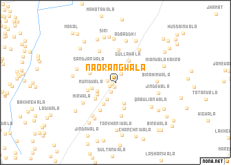 map of Naorangwāla