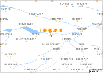 map of Napadovka