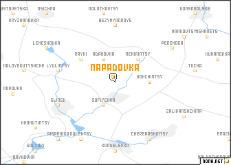 map of Napadovka