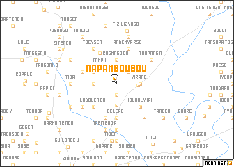 map of Napamboubou