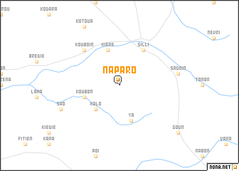 map of Naparo