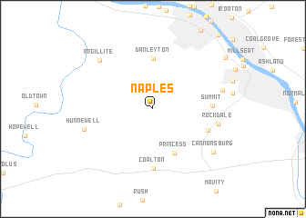 map of Naples