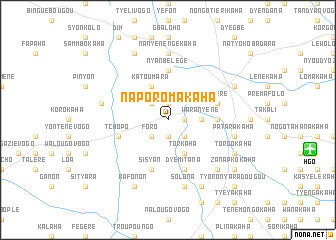 map of Naporomakaha