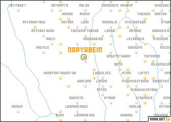 map of Napyabein
