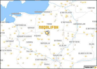 map of Naqālīfah