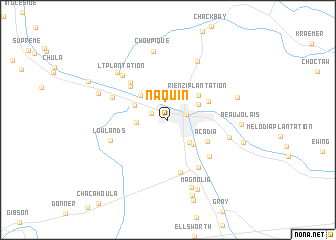 map of Naquin