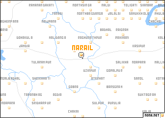 map of Narail