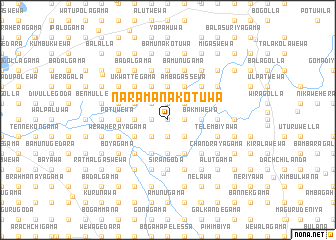 map of Naramanakotuwa