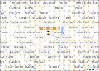 map of Narampola