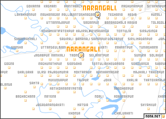 map of Nārāngāli