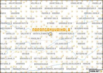 map of Narangamuwa Ihala