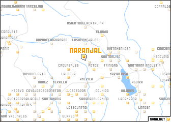 map of Naranjal