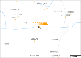 map of Naranjal