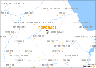 map of Naranjal