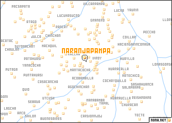 map of Naranja Pampa