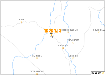 map of Naranja