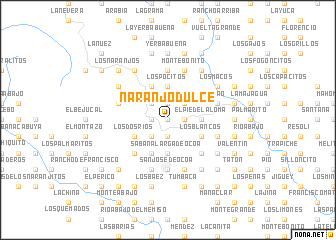 map of Naranjo Dulce