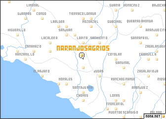 map of Naranjos Agrios