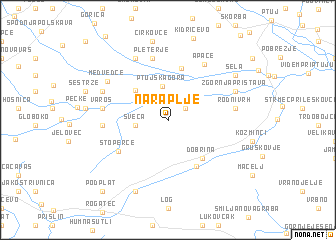 map of Naraplje